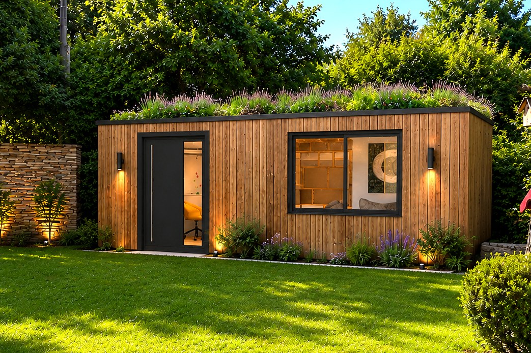 Le studio intergénérationnel de jardin, camouflé et douillet